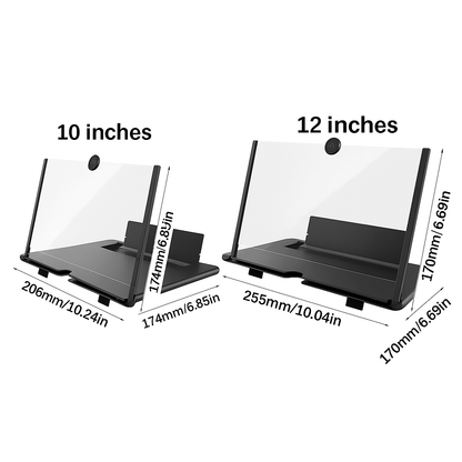 AMPLIFICATEUR D'ÉCRAN 3D POUR TÉLÉPHONE - LOUPE D'AGRANDISSEMENT D'ÉCRAN DE TÉLÉPHONE HD