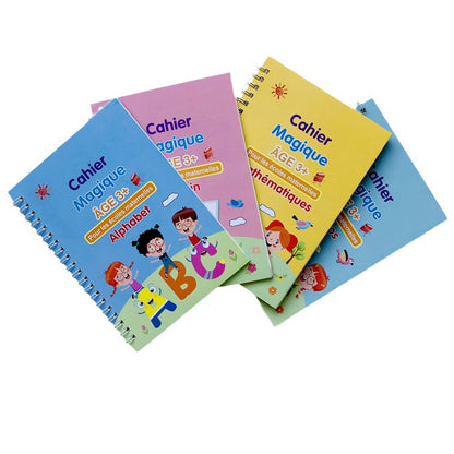 Pack Éducatif Complet – Cahier Magique + Tablette d’Écriture LCD